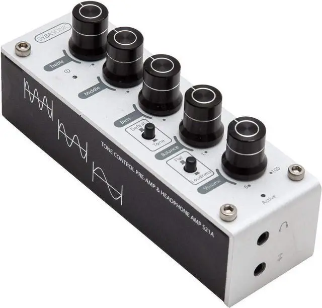 Alt view image 2 of 5 - Syba Sonic SD-DAC63106 Stereo 3 Band Tone Control Pre-amp and Headphone Amplifier
