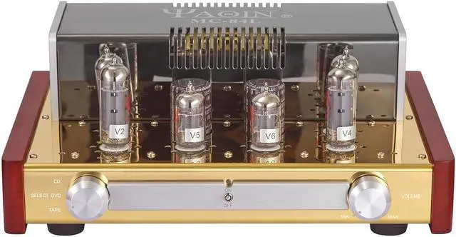 Main image of Yaqin MC-84L Stereo Vacuum Tube Push-Pull Integrated Amplifier,Output Power12Wx2,Tubes 6P14x4pcs 12AX7Bx2pcs, AC 115V or AC 230V