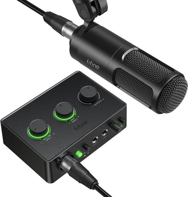 Dynamic Microphone outlet + Audio Interface