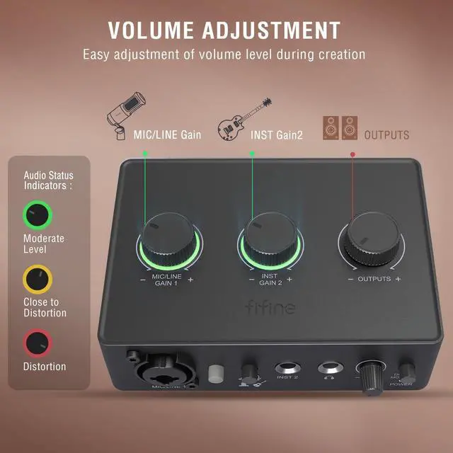 Alt view image 6 of 7 - FIFINE Podcast Equipment Bundle Set, Music Recording Kit with Studio Dynamic Microphone and USB Audio Mixer with XLR Mic Input, Headphone Monitoring, Volume Knob for Vocal/Voice Over-AmpliTank KS6