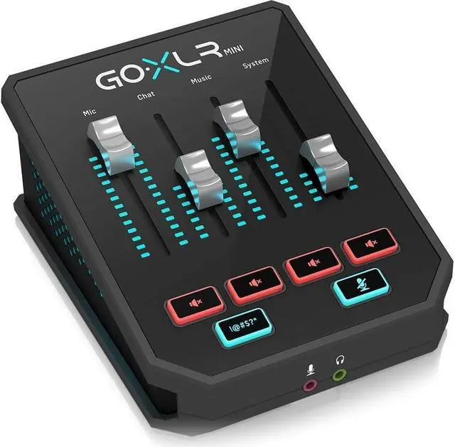 Alt view image 4 of 7 - TC Helicon GoXLR MINI Online Broadcast Mixer with USB/Audio Interface and Midas Preamp, Officially Supported on Windows