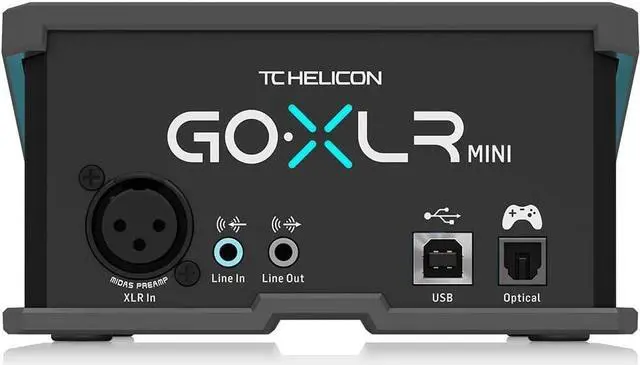 Alt view image 5 of 7 - TC Helicon GoXLR MINI Online Broadcast Mixer with USB/Audio Interface and Midas Preamp, Officially Supported on Windows