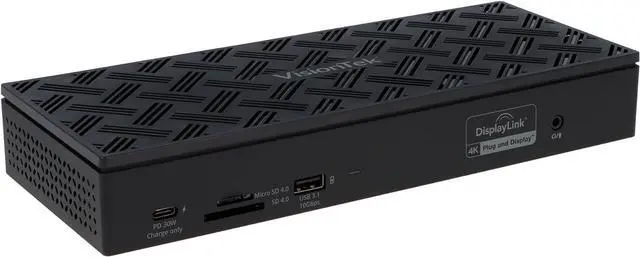 Main image of VisionTek VT8000 USB-C 4X Monitor Docking Station - 100W Power, 4X HDMI, 4X DP, 4X USB-A, 1x USB-C PD, Audio, 2.5 Gbps Ethernet for Windows/MacOS