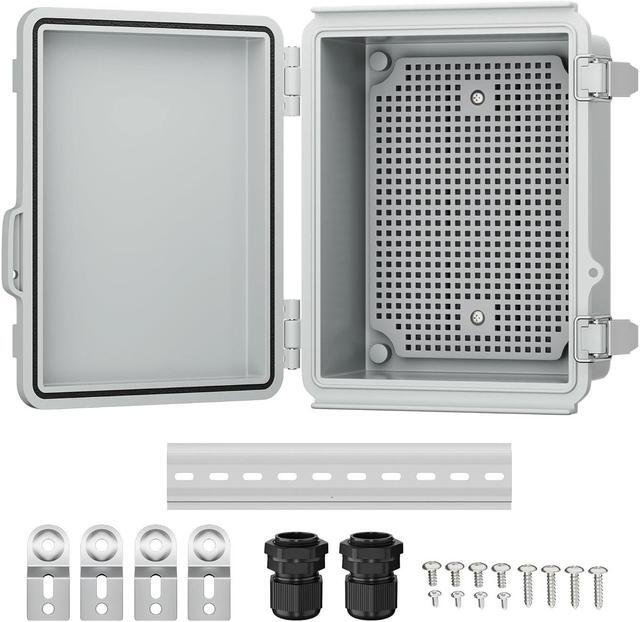 Main image of Joinfworld Outdoor Electrical Box Waterproof Junction Box Plastic Outdoor Weatherproof Electrical Enclosure Box Outside 8.7x6.7x4.3"