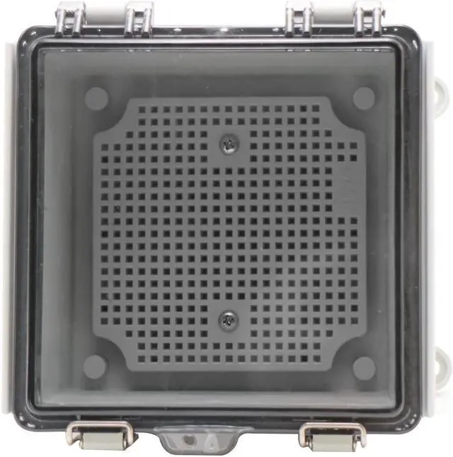 Alt view image 3 of 6 - MAKERELE Small Junction Box Plastic Hinged Cover Transparent Lid IP67 Outdoor Electrical Project with Plastic Enclosure 5.9×5.9×3.5 inch(150×150×90mm)