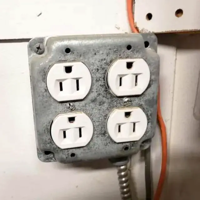 Alt view image 5 of 6 - 12 Pack 4" Square Electrical Box, 1-1/2'' Deep Metal Electrical Box, 21.0 Cu. in. Capacity, Electrical Junction Box, Galvanized