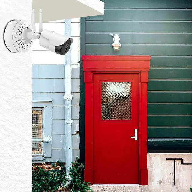 Alt view image 6 of 7 - (Outdoor Security Camera Junction Box) Universal Junction Box for Bullet Dome Turret Cameras & Solar Panel, CCTV Base Box Hide Cable, Wall Ceiling Mount Bracket, Metal Electric Enclosure