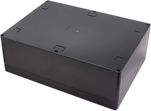 Alt view image 3 of 7 - Junction Box, Zulkit Project Box IP65 Waterproof Outdoor Box ABS Plastic Electrical Boxes Electronic Enclosure Black 11.42 x 8.27 x 3.94 inch (290 x 210 x 100 mm)(Pack of 1)