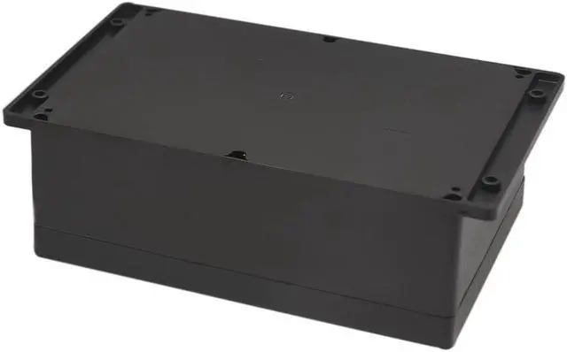 Alt view image 3 of 6 - Zulkit Junction Box ABS Plastic Dustproof Waterproof IP65 Universal Electrical Boxes Project Enclosure with Fixed Ear Black 10.4 x 7.2 x 3.7 Inch (263 x 182 x 95 mm) (Pack of 1)