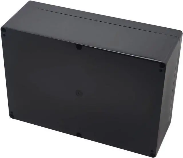 Alt view image 7 of 7 - Project Box IP65 Waterproof Junction Box ABS Plastic Black Electrical Boxes DIY Electronic Project Case Power Enclosure 10.35x7.17x3.74 inch(263x182x95 mm)