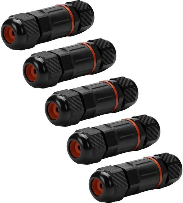 Main image of COMOPEZ Electrical Junction Box IP68 Waterproof 3 Way Cable Connector Wire Range 3-10MM, 6-11MM, External Coupler for 0.5-2.5MM Electric Power Cord Boxes for Indoor Underground (5PCS)