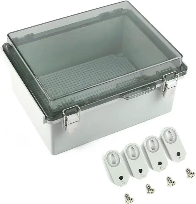 Main image of Sunnyglade ABS Plastic Dustproof Waterproof IP65 Junction Box Universal Durable Electrical Project Enclosure with Lock (6.7"x8.7"x4.3" CC)