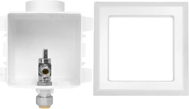 Alt view image 2 of 4 - EFIELD Toilet Outlet Box, Pre-Assembled,1/2-Inch Push fit Inlet with Installed 1/4-Turn Ball Valve
