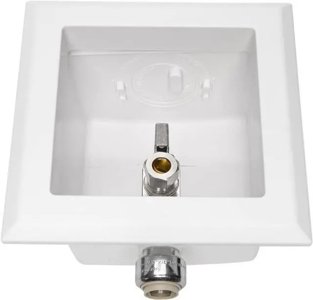 Alt view image 4 of 4 - EFIELD Toilet Outlet Box, Pre-Assembled,1/2-Inch Push fit Inlet with Installed 1/4-Turn Ball Valve