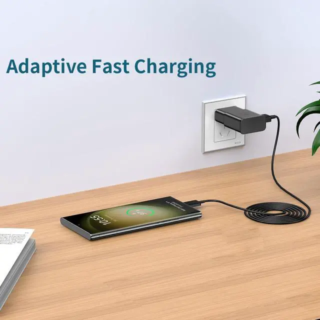 Alt view image 4 of 7 - Android Phone Charger, Samsung Charger Fast Charging Cord with 6.6ft Type C Cable for Samsung Galaxy S25Ultra/S25/S24/S23/S23 Ultra/S22/S21/S20/S20+/S10/S10+/S10e/S9/S9+/S8/S8Plus/Note 8/9/10/20