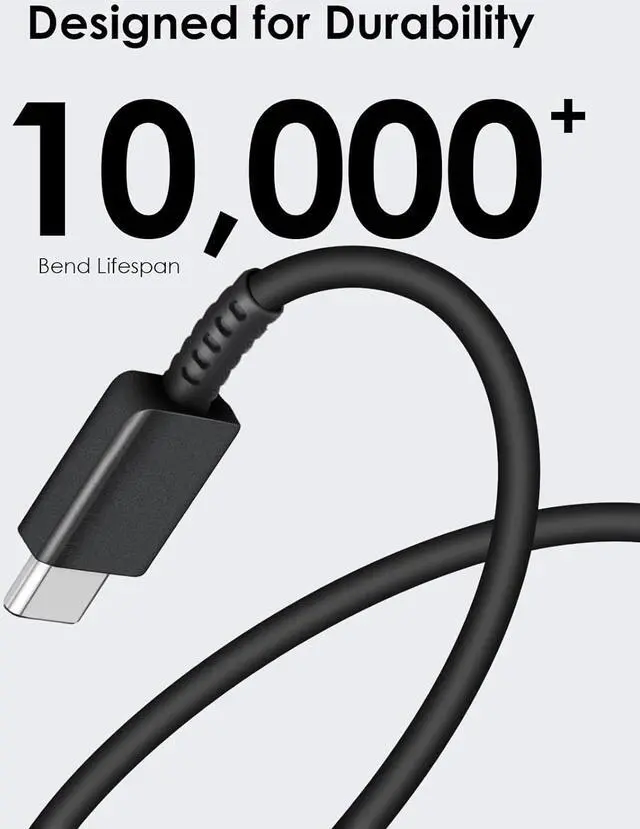 Alt view image 5 of 7 - 2 Pack USB C Charger 25W Type C Charger Fast Charging with USB C to C Charger Cable 6FT Android Phone Charger for Galaxy S24 Ultra/S23+/S22/S21/S20