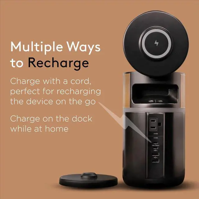 Alt view image 6 of 7 - M150 Power Station, Lightweight and Compact, Portable Charging Hub and Charger for Laptops, Phones, Tablets, Earbuds and Smartwatches, 150W (91 Wh) Dock Included