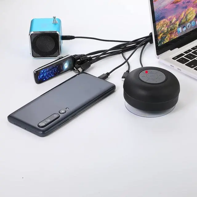 Alt view image 5 of 6 - 10 in 1 Multi Charging Cable, Universal Multiple Charging Cord Cable with 10 Ports for Cell Phones Speaker MP3 MP4 & More