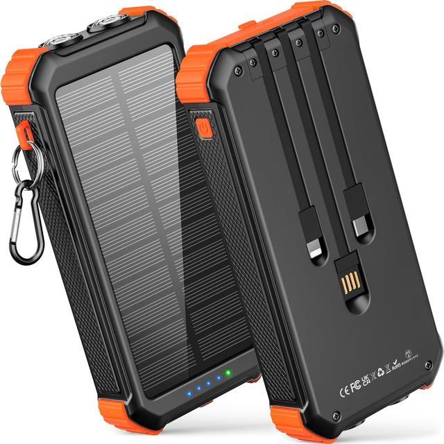 Solar Charger Power Bank 45800mAh Portable Phone Charger with USB C in Output 5V3.1A QC 3.0 Fast Charging for Cellphone External Battery Pack