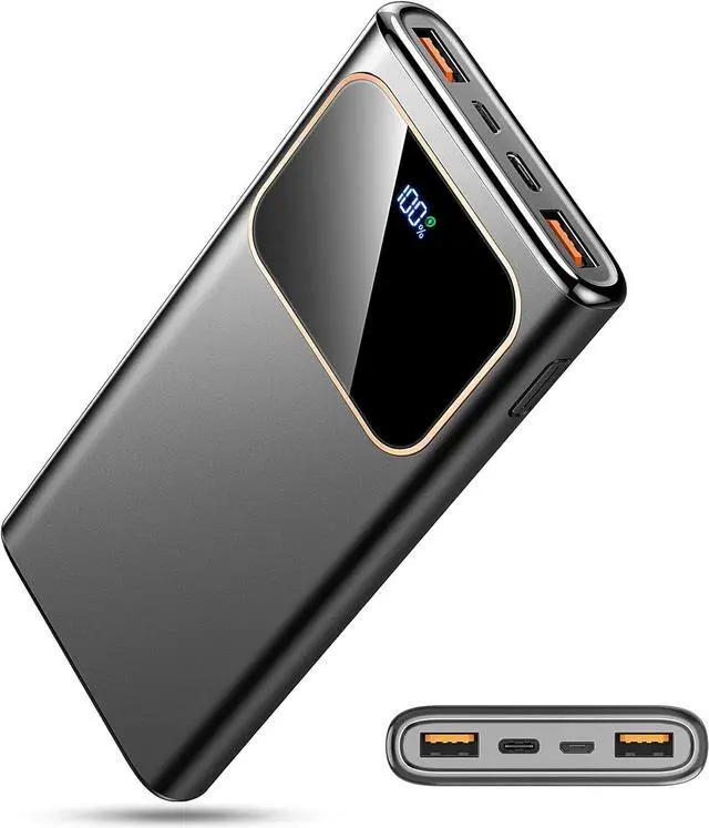 Main image of Portable Charger 22.5W Fast Charging Power Bank 10000mAh with Digital Display Battery Pack Travel Essentials USB C Input Output 2-in-1 powerbank for iPhone 16/15/14 Series  Google Android