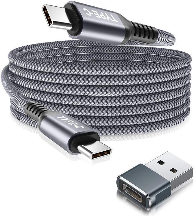 Basesailor USB C to USB C 100W Charger Cable 10FT with Adapter 