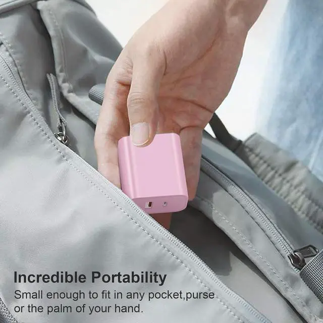 Alt view image 5 of 7 - USB C Charger Block Charging Block Type C Charge 20W Wall Chargers 4 Pack for iPhone 16/16 Plus/16 Pro/16 Pro Max/iPhone 15/15 Pro/15 Pro Max/14/13/12 Pro/Samsung//Android(Pink)