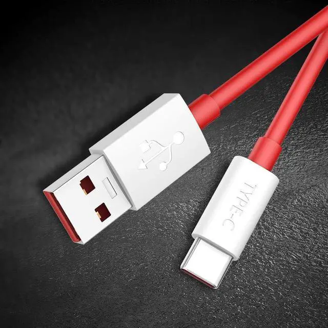 Alt view image 2 of 7 - Jelanry 6FT 2-Pack USB Type C Cable for OnePlus 8 Pro, 80W 65W for SuperVOOC/Warp/Dash Charging Cable Rapid Data Syncing Fast Charger USB C Cable for OnePlus 13 12 12R Open 11 10 8 7T Pro 7 6T, Red
