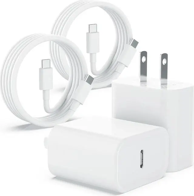 Main image of iPhone 15 Charger Fast Charging, iPad Charger 2Pack 20W USB C Fast Wall Charger with 6ft Type C to C Cable for iPhone 15/15 Plus/15 Pro/15 Pro Max/iPad 10/iPad Mini 6/iPad Air5/iPad Pro/