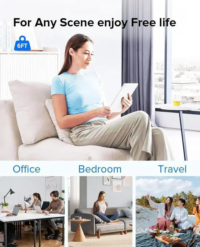 Alt view image 7 of 7 - iPhone 15 Charger Fast Charging, iPad Charger 2Pack 20W USB C Fast Wall Charger with 6ft Type C to C Cable for iPhone 15/15 Plus/15 Pro/15 Pro Max/iPad 10/iPad Mini 6/iPad Air5/iPad Pro/