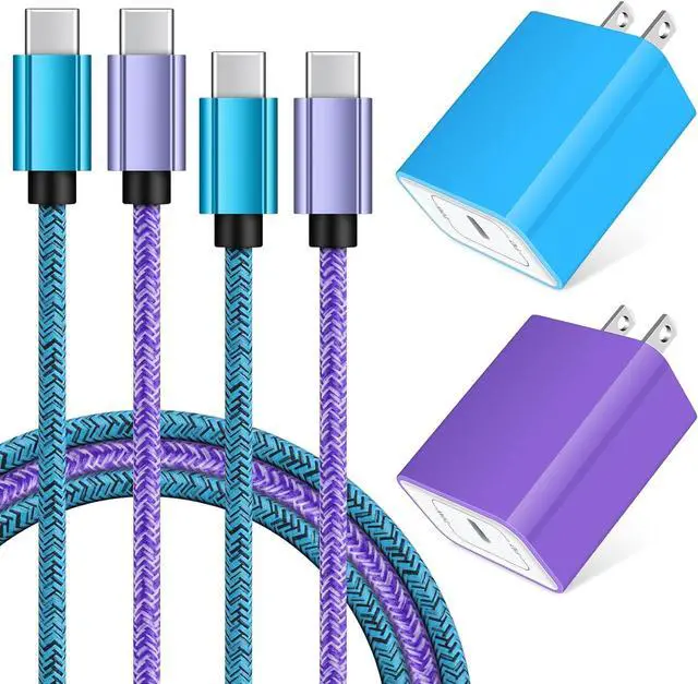 Main image of 20W USB C Fast Wall Charger with 6ft Type C to C Fast Charging Cable for Samsung Galaxy S25/S25+/S25 Ultra/S24 FE/S23 Ultra/S23+/S21 FE/S21 Ultra/S20/A16/A25/A35/A15/A54/A14/A53 5G/A13/A03S/A23/A12