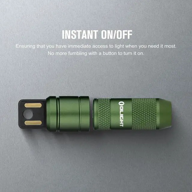 Alt view image 4 of 7 - OLIGHT IMINI 2 EDC Rechargeable Keychain Flashlight, 50 Lumens Compact and Portable Mini Light, Tiny LED Keyring Lights with Built-in Battery Ideal for Everyday Carry and Emergencies (OD Green)