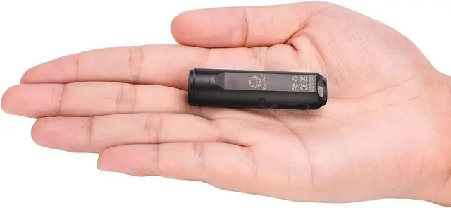 Alt view image 2 of 5 - RovyVon A3 Gen 4 Keychain Flashlight- Super Bright 650 Lumens, USB C Rechargeable EDC Flashlight Water-Resistant, Lightweight- Ideal for Everyday Carry, Camping, Hiking, Emergency (Gun Grey)
