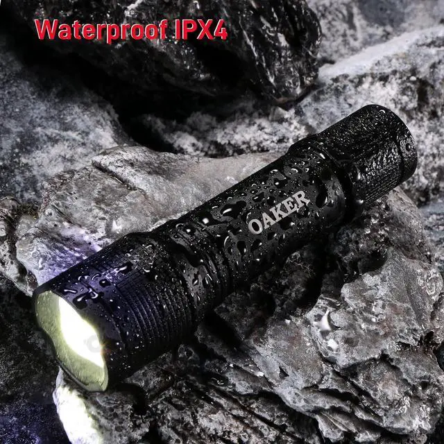Alt view image 6 of 7 - XF2013 USB-C Rechargeable Flashlight 2000 Lumens,5 Light Modes LED Flashlight, Waterproof Hand light for Hiking Camping