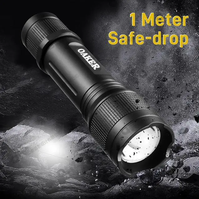 Alt view image 7 of 7 - XF2013 USB-C Rechargeable Flashlight 2000 Lumens,5 Light Modes LED Flashlight, Waterproof Hand light for Hiking Camping