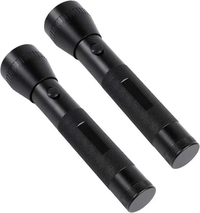 Main image of KunHe 2 Pack Heavy Duty 2 D Cell Battery LED Big Flashlights High Lumens Single Mode Flashlight