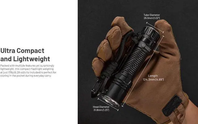 Alt view image 5 of 7 - Nitecore EDC35 5000 Lumen EDC Flashlight, USB-C Rechargeable, High Power Super Bright Sticker for Everyday Carry