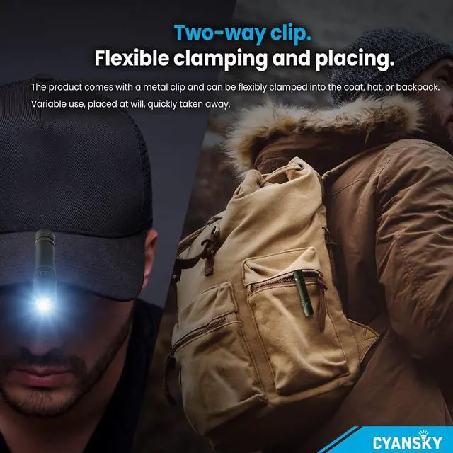 Alt view image 4 of 7 - P10 300 Lumens EDC Flashlight,Mini Pocket Flashlight for Camping and Hiking,Tail Switch Small Portable Flashlight,Powered by Single AA Battery,Green
