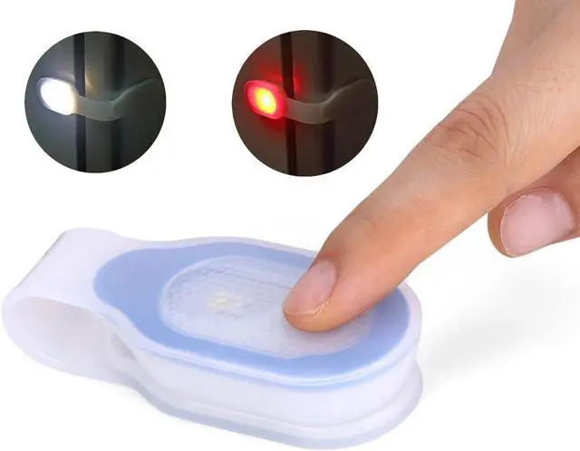 Alt view image 2 of 7 - ALONEFIRE LED Flashlights Clip on Flashlight Night Safely Nursing Night Light Hands Free Strong Magnetic to Grip Clothing with a Keychain Flashlight for Walking Running Sports Outdoor Emergency