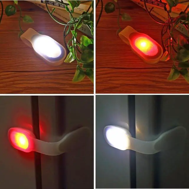 Alt view image 4 of 7 - ALONEFIRE LED Flashlights Clip on Flashlight Night Safely Nursing Night Light Hands Free Strong Magnetic to Grip Clothing with a Keychain Flashlight for Walking Running Sports Outdoor Emergency