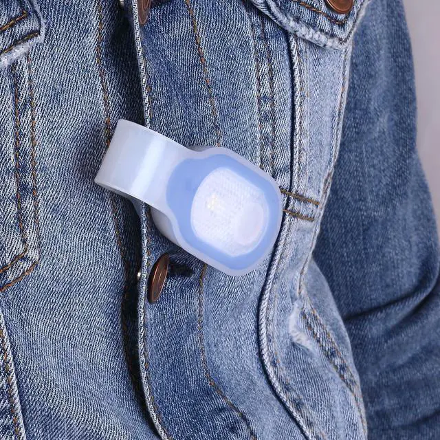 Alt view image 5 of 7 - ALONEFIRE LED Flashlights Clip on Flashlight Night Safely Nursing Night Light Hands Free Strong Magnetic to Grip Clothing with a Keychain Flashlight for Walking Running Sports Outdoor Emergency