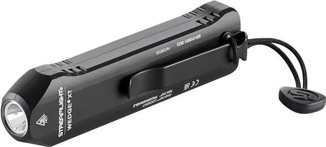 Main image of Streamlight 88812 Wedge XT 500-Lumen Slim Everyday Carry Flashlight, Includes USB-Cable, Pocket Lanyard, Black