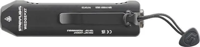 Alt view image 2 of 7 - Streamlight 88812 Wedge XT 500-Lumen Slim Everyday Carry Flashlight, Includes USB-Cable, Pocket Lanyard, Black
