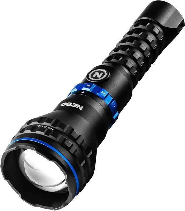 Main image of NEBO LUXTREME MZ60 Blueline Flashlight & Portable Charger | 1,000 Lumens, 5 Light Modes, 0.62 Mile Beam Distance, Rechargeable LED Flashlight, Waterproof & Durable, Includes USB-C Charging Cable