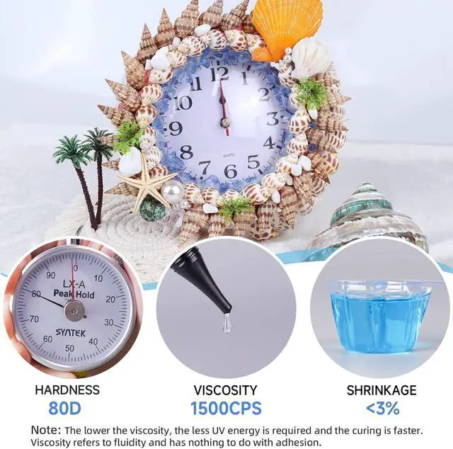 Alt view image 3 of 6 - LET'S RESIN UV Resin Kit with Light, Bonding&Curing in Seconds, 30g UV Resin with Flashlight for Welding, Jewelry UV Glue Adhesive for Plastic Repair, Glass Light, Craft Decor