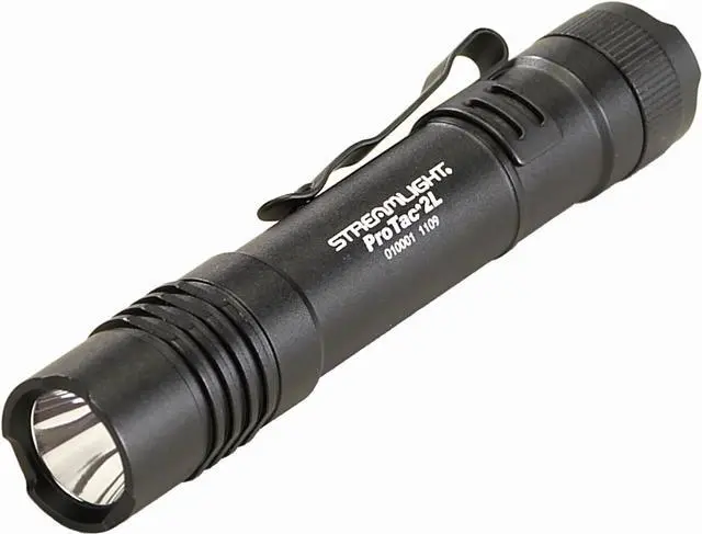Main image of Streamlight 88031 ProTac 2L 350-Lumen EDC Professional Flashlight with CR123A Batteries, and Holster, Black, Clear Retail Packaging
