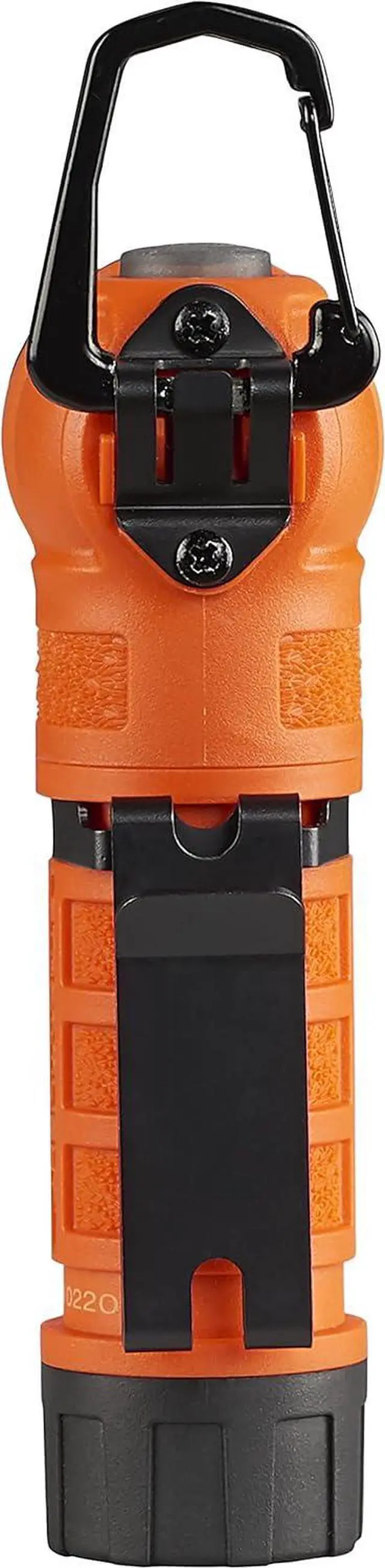 Alt view image 5 of 6 - Streamlight 88837 PolyTac 90X USB 500-Lumen 7,000-Candela LED Right Angle Flashlight with Gear Keeper, Rechargeable Capable, Orange