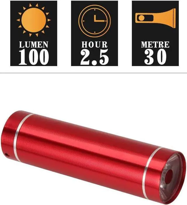 Alt view image 3 of 7 - KunHe 6 Pack Red Light Mini LED Flashlight Small Flashlights Flash Light for Astronomy Aviation Night Animal Observation
