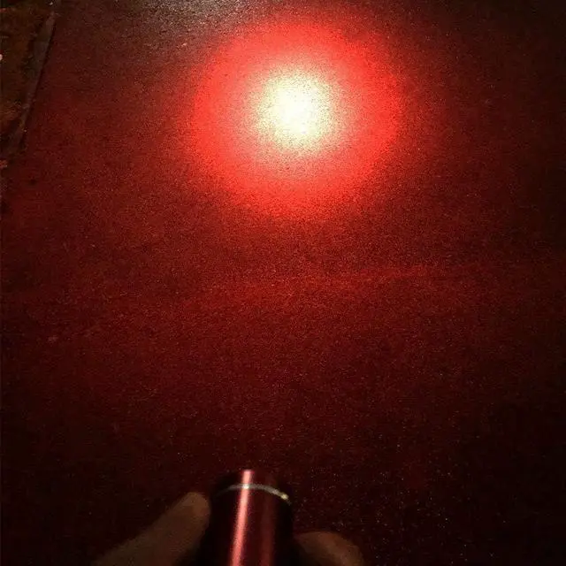 Alt view image 7 of 7 - KunHe 6 Pack Red Light Mini LED Flashlight Small Flashlights Flash Light for Astronomy Aviation Night Animal Observation