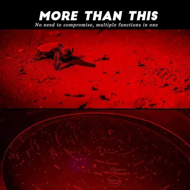 Alt view image 4 of 6 - Red Flashlight Rechargeable High/Low Red Light & White Light 3 Modes for Astronomy Aviation Night Observation