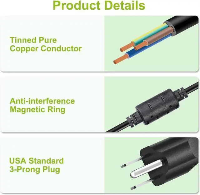 Alt view image 6 of 7 - 3V~36V 4A 144W Universal Power Supply 3V 5V 6V 9V 12V 15V 18V 20V 24V 30V 36V Adjustable Variable Switching AC/DC Adapter, 100V-240V AC to DC Converter with 14 Tips & Polarity Converter & Test Lead